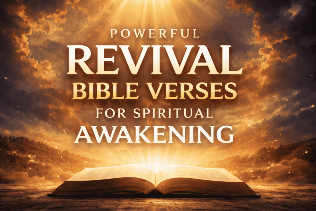 Powerful Revival Bible Verses for Spiritual Awakening