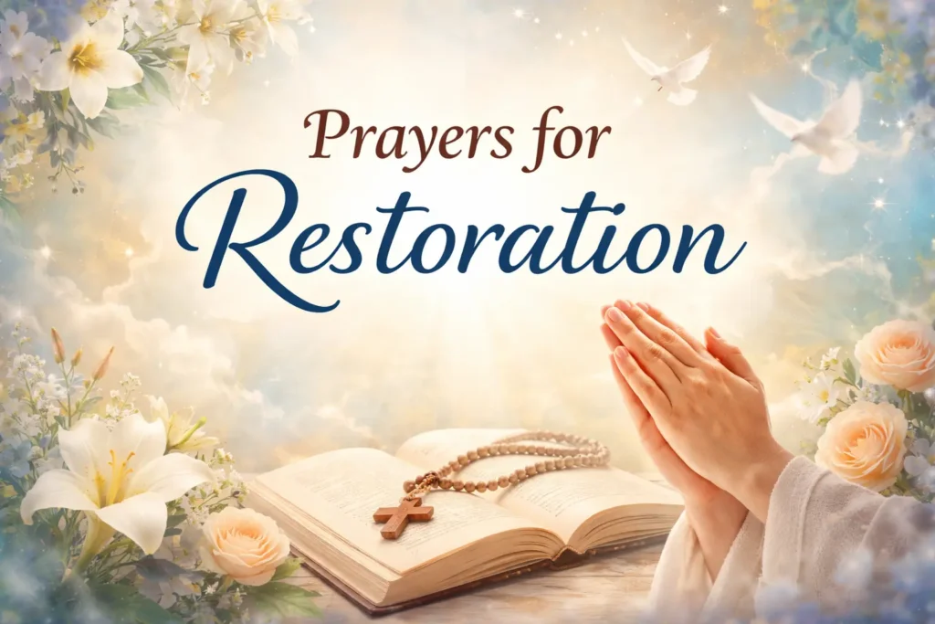 Prayers for Restoration
