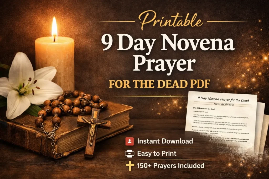 Printable 9 Day Novena Prayer for the Dead PDF