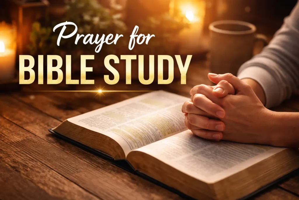 prayer for bible study