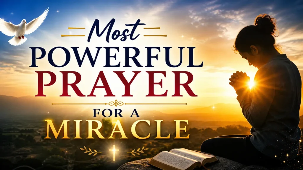 Most Powerful Prayer for a Miracle