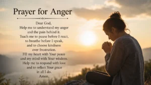 Prayer for Anger
