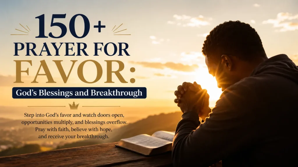 Prayer for Favor