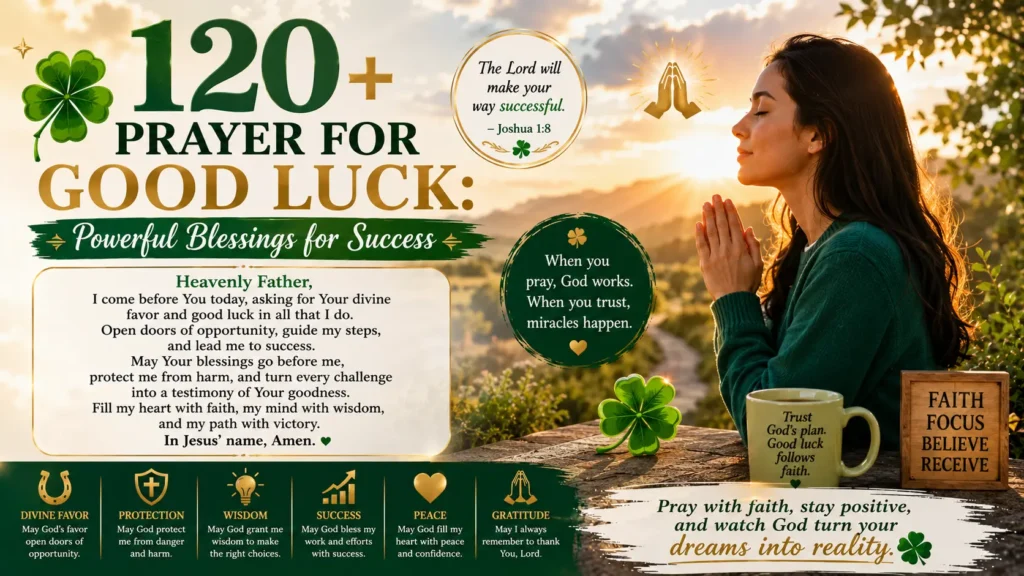 Prayer for Good Luck