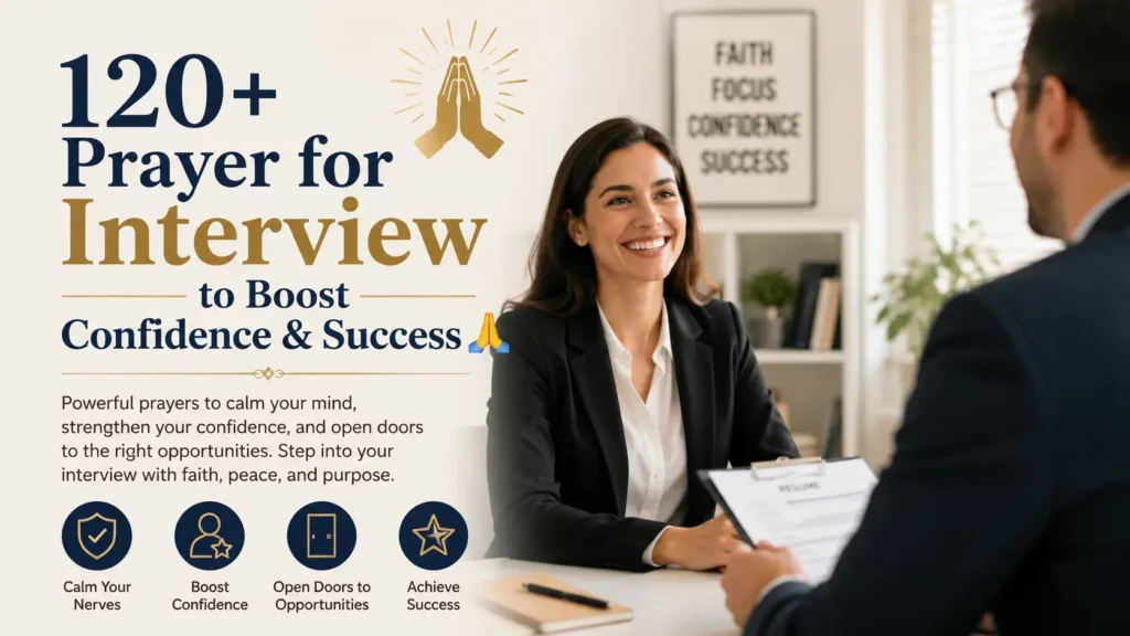 Prayer for Interview