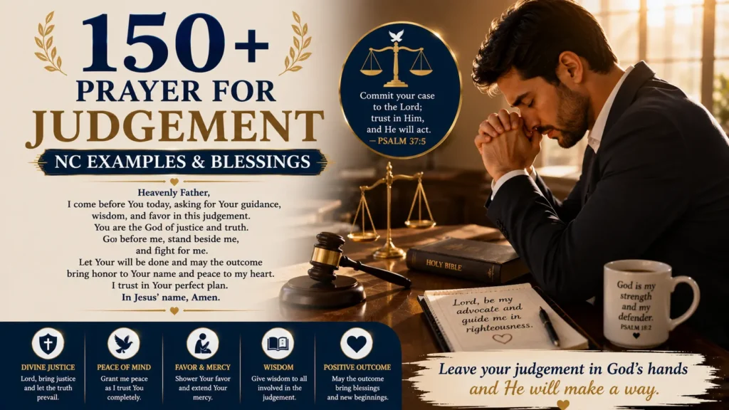 Prayer for Judgement NC