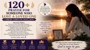Prayer for Someone Who Lost a Loved One