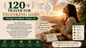 Prayer for Thanking God
