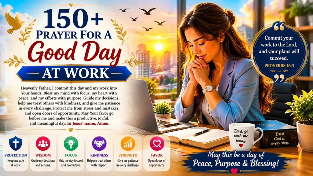Prayer for a Good Day at Work