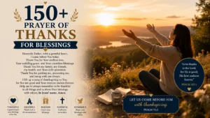 Prayer of Thanks for Blessings