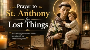 Prayer to St. Anthony for Lost Things