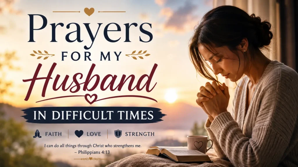 Prayers for My Husband in Difficult Times