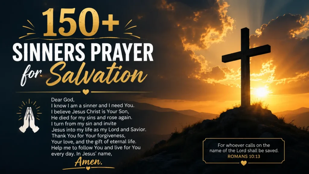 Sinners Prayer for Salvation