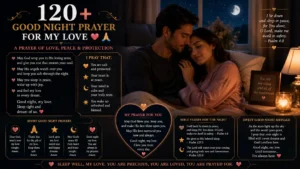 Good Night Prayer for My Love