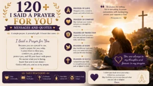 I Said a Prayer for You