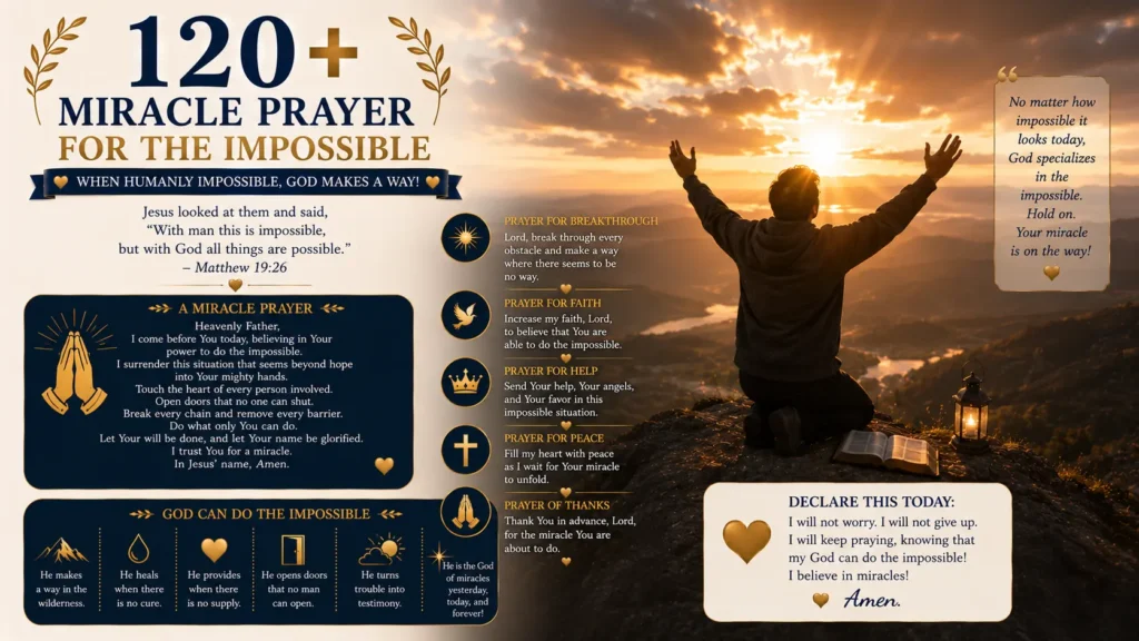 Miracle Prayer for the Impossible