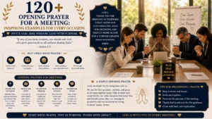 Opening Prayer for a Meeting