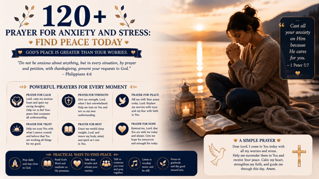 Prayer for Anxiety and Stress