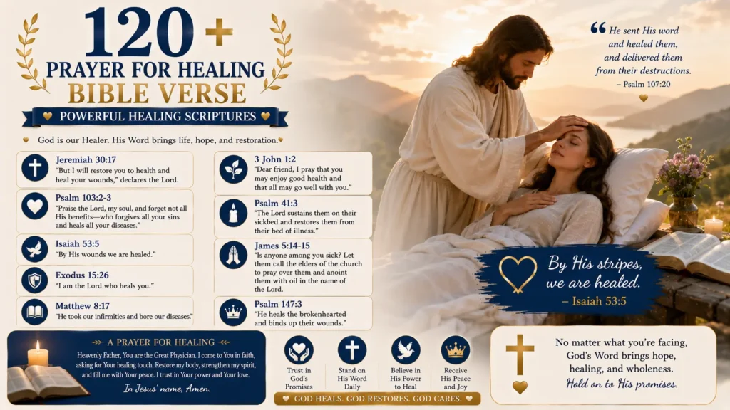 Prayer for Healing Bible Verse