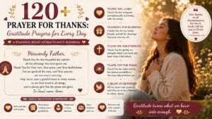 Prayer for Thanks