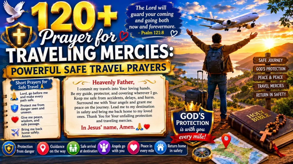 Prayer for Traveling Mercies