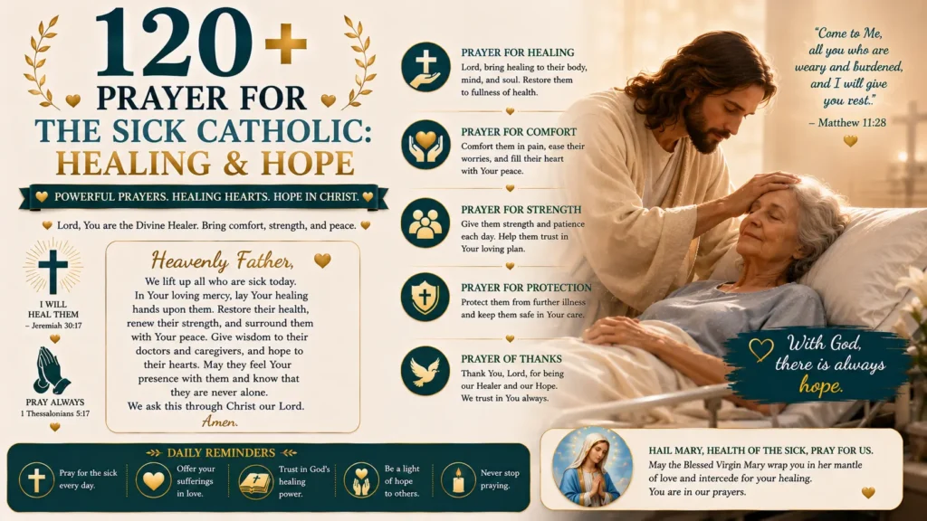 Prayer for the Sick Catholic