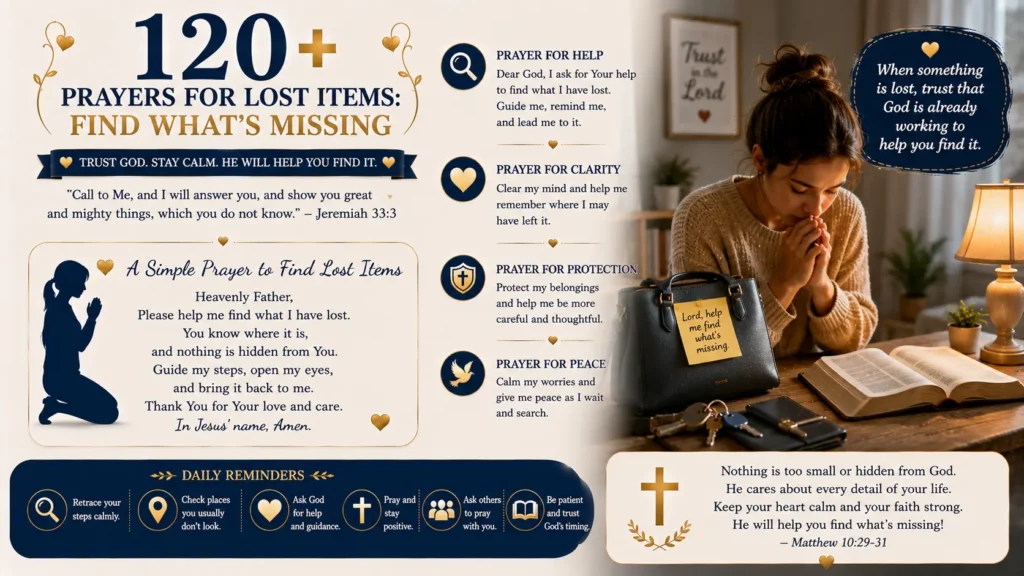Prayers for Lost Items