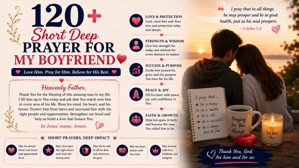 Short Deep Prayer for My Boyfriend