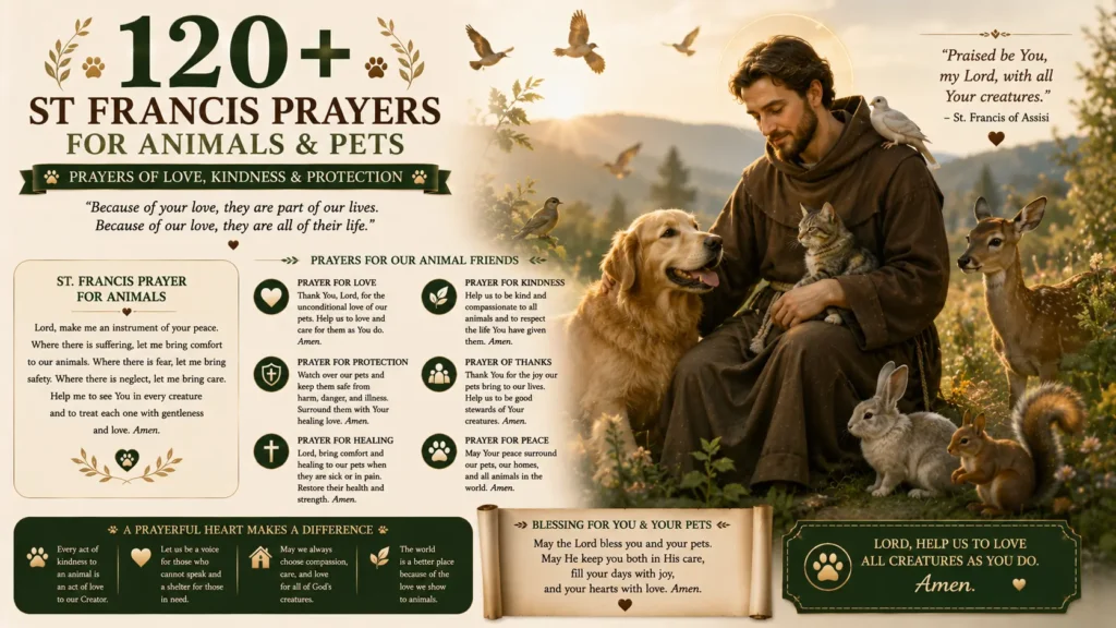 St Francis Prayers for Animals
