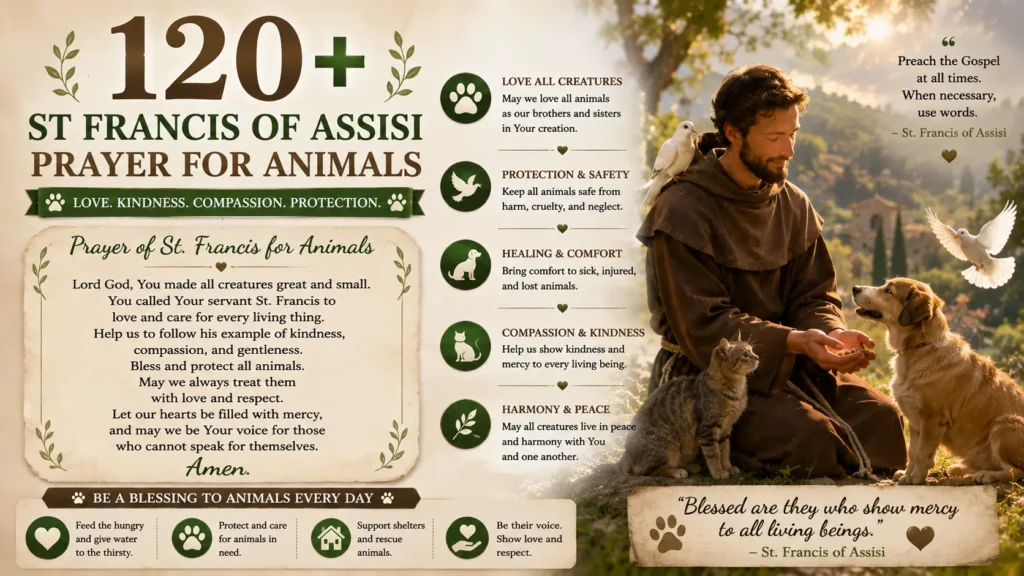 St Francis of Assisi Prayer for Animals