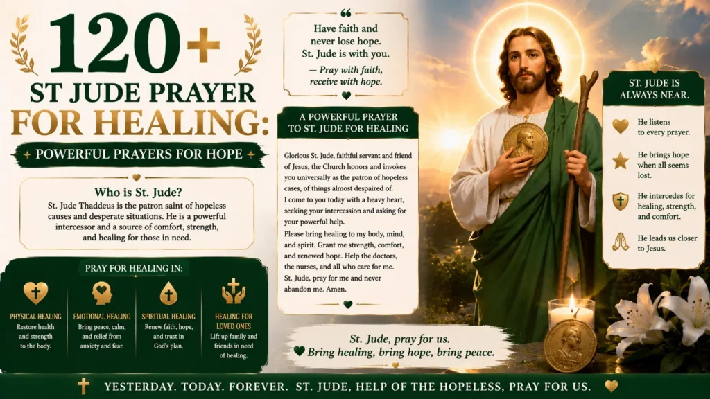 St Jude Prayer for Healing