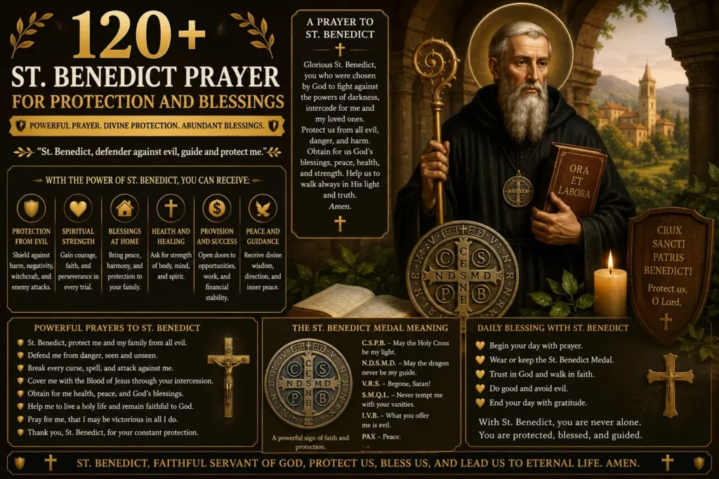 St. Benedict Prayer for Protection