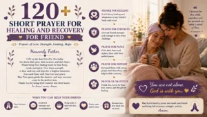 short Prayer for Healing and Recovery for Friend